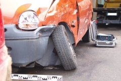 Renault Twingo Unfallschaden vorne links Fahrwerk beschädigt